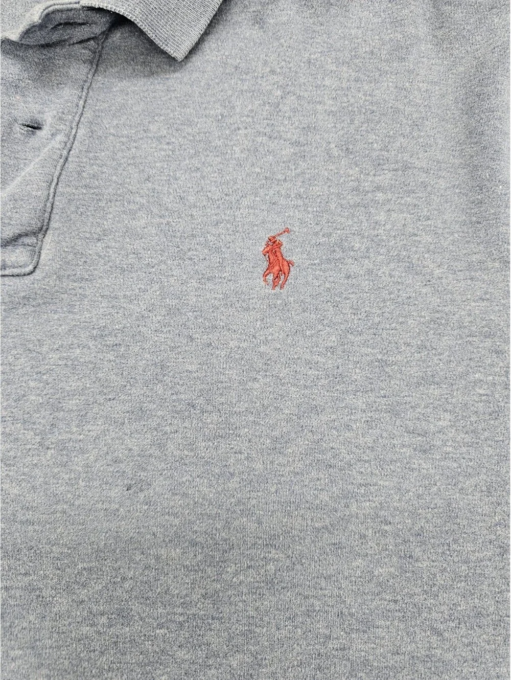 Medium Blue Polo Ralph Lauren Men's Classic Fit Polo Shirt with Embroidered Pony